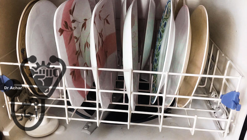راهنمای نحوه ی چیدن ظروف در ماشین ظرفشویی