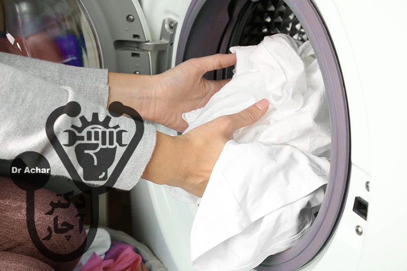 آموزش شستن لباس سفید در ماشین لباسشویی