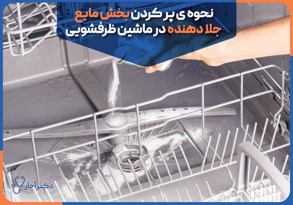 How-to-fill-the-polishing-liquid-section-in-the-dishwasher